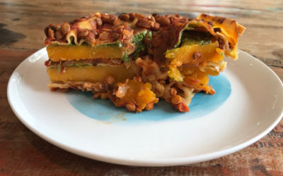 Healthy No Dairy Pumpkin Lasagne