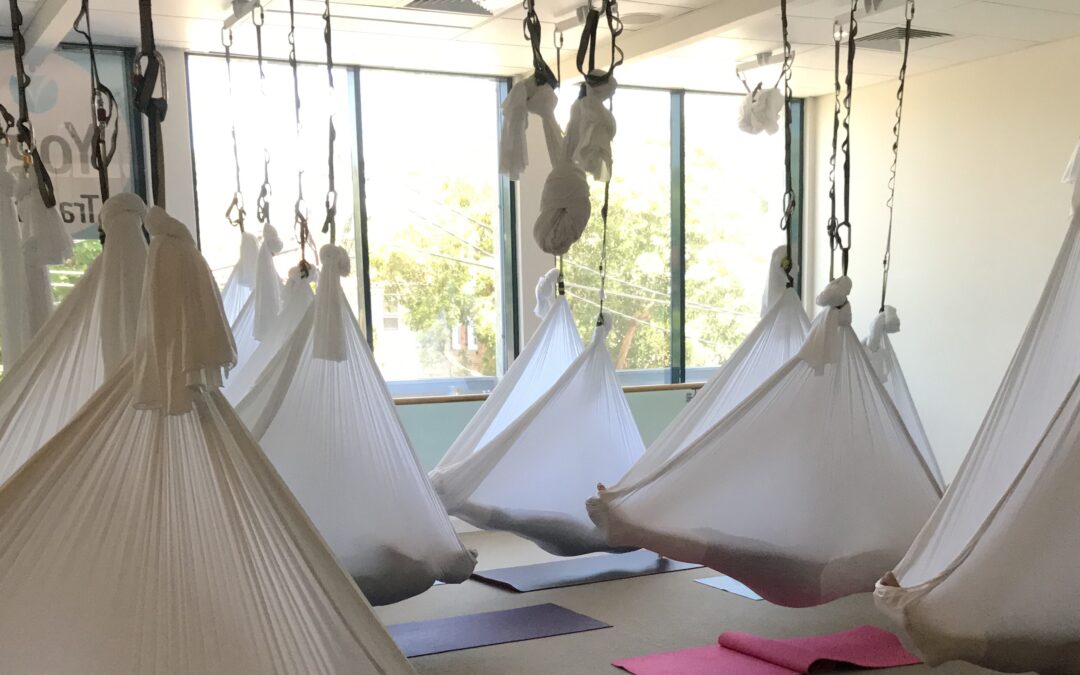 Aerial Restorative New Class Transform Yoga Pilates Barre